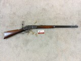 Winchester Model 1873 Rifle In 32 W.C.F. In Fine Original Condition With Rare Sights - 1 of 24