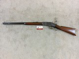 Winchester Model 1873 Rifle In 32 W.C.F. In Fine Original Condition With Rare Sights - 6 of 24