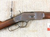 Winchester Model 1873 Rifle In 32 W.C.F. In Fine Original Condition With Rare Sights - 4 of 24