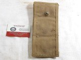 World War 1 Ammunition Pouch For Model 1917 Revolvers In Half Moon Clips With Original Ammunition - 5 of 5