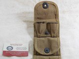 World War 1 Ammunition Pouch For Model 1917 Revolvers In Half Moon Clips With Original Ammunition - 2 of 5