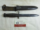 Original World War 2 M1 Carbine Bayonet And Scabbard - 2 of 5