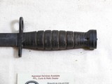 Original World War 2 M1 Carbine Bayonet And Scabbard - 4 of 5