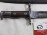 Original Krag Jorgensen Rifle Bayonet And Scabbard - 4 of 4