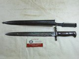 Original Krag Jorgensen Rifle Bayonet And Scabbard - 2 of 4