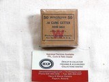 Winchester Rare Box Of 44 Game Getter Round Ball For Reloading Shells - 1 of 4