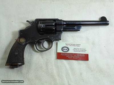 Smith & Wesson British Issued New Century Triple Lock Revolver In 455 Webley - Image 4 of 14