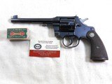 Colt Officers Model Target 22 Revolver In First Year Production In Fine Condition - 1 of 14