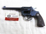 Colt Officers Model Target 22 Revolver In First Year Production In Fine Condition - 2 of 14