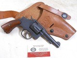 Smith & Wesson Victory Model Revolver U.S. Navy Marked With Original Navy Holster - 1 of 9