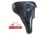 German World War 2 Issued Hard Shell P. 38 Holster 1943 Production - 1 of 3