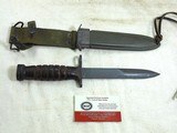 M1 Carbine World War 2 Bayonet With Scabbard In Original Condition - 3 of 5