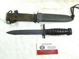 M1 Carbine World War 2 Bayonet With Scabbard In Original Condition - 4 of 5