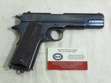 Colt Model 1911 United States Navy Marked In Fine Original 1913 Condition - 5 of 23