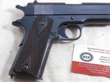 Colt Model 1911 Pistol World War One Issued In Very Fine Condition - 4 of 20