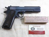 Colt Model 1911 Pistol World War One Issued In Very Fine Condition