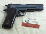 Colt Model 1911 Pistol World War One Issued In Very Fine Condition - 2 of 20