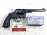 Colt New Army Civilian Double Action Revolver In The First Of The 38 Special Chamberings For Colt