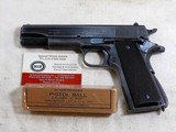 Colt Military Model 1911 A1 Pistol Robert Sears Inspected Last Of The Blued 1911 A1's