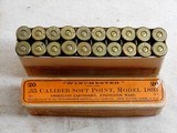 Winchester Early Full Box Of 35 Winchester For The Model 1895 Rifles - 3 of 4