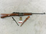 Johnson Model 1941 Rifle In Original As New Condition With Bayonet And Scabbard