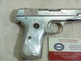 Colt Model 1908 In 380 A.C.P. With Factory Nickel Finish And Pearl Grips - 7 of 15