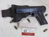 Remington U.M.C. Model 1911 Pistol World War 1 Issued With Holster