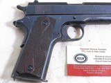 Remington U.M.C. Model 1911 Pistol World War 1 Issued With Holster - 9 of 22