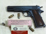 Colt Model 1911 1918 Production In Very Fine Original Condition