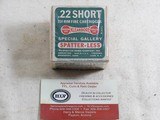 Early Remington - U.M.C. Dog Bone Box Of 22 Short Gallery Ammunition - 1 of 3