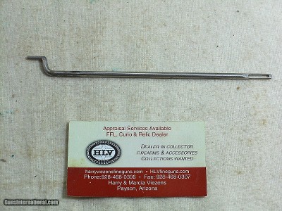 Original Early Nickel Plated Japanese Type 14 Nambu Cleaning Rod Combination Tool