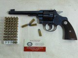 Colt Officers Model Target In Rare 32 Colt New Police Chambering New Condition