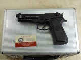 Beretta Model M9 9M/M Pistol In Like New Condition With Original Papers and Accessories