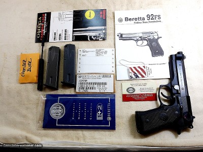 Beretta Model M9 9M/M Pistol In Like New Condition With Original Papers and Accessories - Image 3 of 13