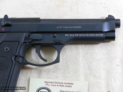 Beretta Model M9 9M/M Pistol In Like New Condition With Original Papers and Accessories - Image 8 of 13