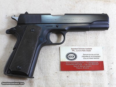 Colt Civilian Model 1911 A1 In 38 Super 1952 Production In Almost New Condition - Image 4 of 14