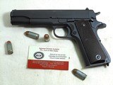 Colt Model 1911 A1 World War 2 Military Pistol In Almost New Condition - 1 of 17