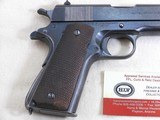 Colt Original Military 1911 A1 Transitional Pistol In As Issued Condition - 7 of 17