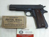 Remington Rand Model 1911 A1 World War 2 Issued In Near New Condition - 1 of 19