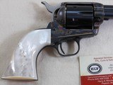 Colt Single Action Army Third Generation With Rare Factory Pearl One Piece Grips New In Box - 9 of 18