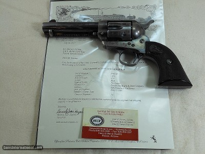 Colt Single Action Army First Generation With Interesting San Francisco History