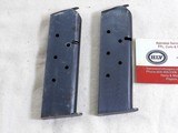 Two Original World War 2 Magazines For The 1911-A1 Pistols