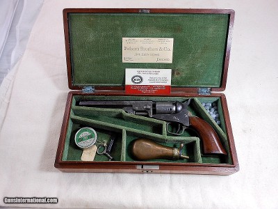 Colt Model 1849 Cap & Ball Cased Pistol With Some Accessories