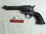 Colt First Generation Single Action Army In 38 W.C.F. With Factory Letter - 2 of 15