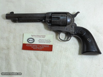 Colt First Generation Single Action Army In 38 W.C.F. With Factory Letter - Image 2 of 15