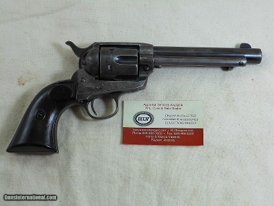Colt First Generation Single Action Army In 38 W.C.F. With Factory Letter - Image 5 of 15