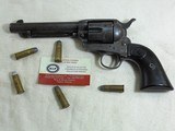 Colt First Generation Single Action Army In 38 W.C.F. With Factory Letter