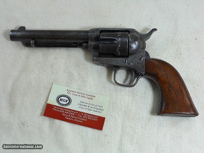 Colt First Generation U.S. Army Model Artillery Pistol With Custer Era Serial Number - Image 2 of 15
