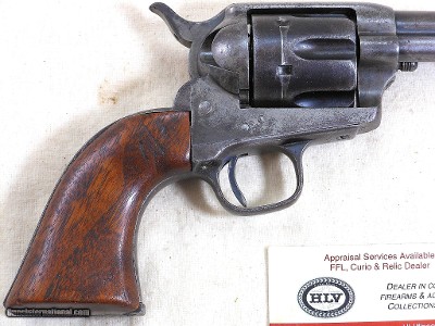 Colt First Generation U.S. Army Model Artillery Pistol With Custer Era Serial Number - Image 8 of 15