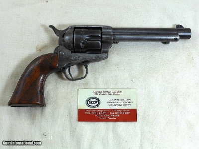 Colt First Generation U.S. Army Model Artillery Pistol With Custer Era Serial Number - Image 6 of 15